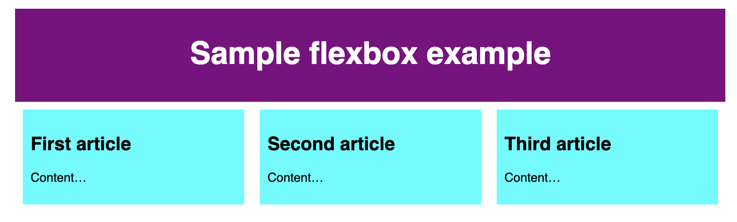 flex box example